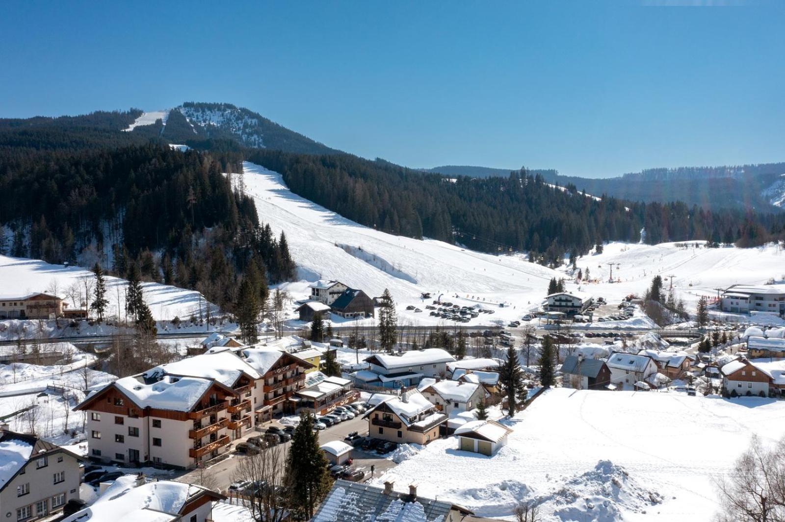 Apart- Und Wellnesshotel Dachsteinresort Russbach am Pass Gschütt Exterior photo
